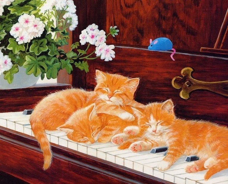 рыжие котята - оригинал