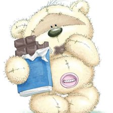 Схема вышивки «мишутка»