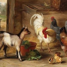 Схема вышивки «утро в деревне»