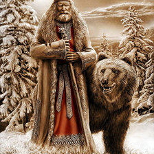 Схема вышивки «славянские божества»