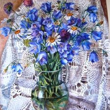 Схема вышивки «Букет полевых цветов»