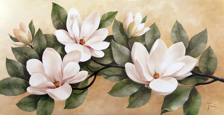 Ветка с белыми цветами - белые цветы, цветы - оригинал