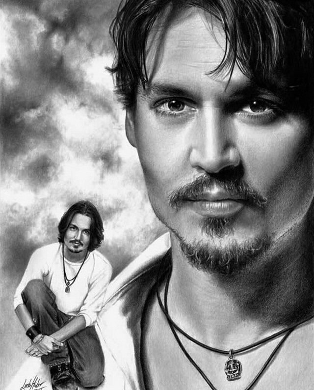 Депп - люди портреты - оригинал