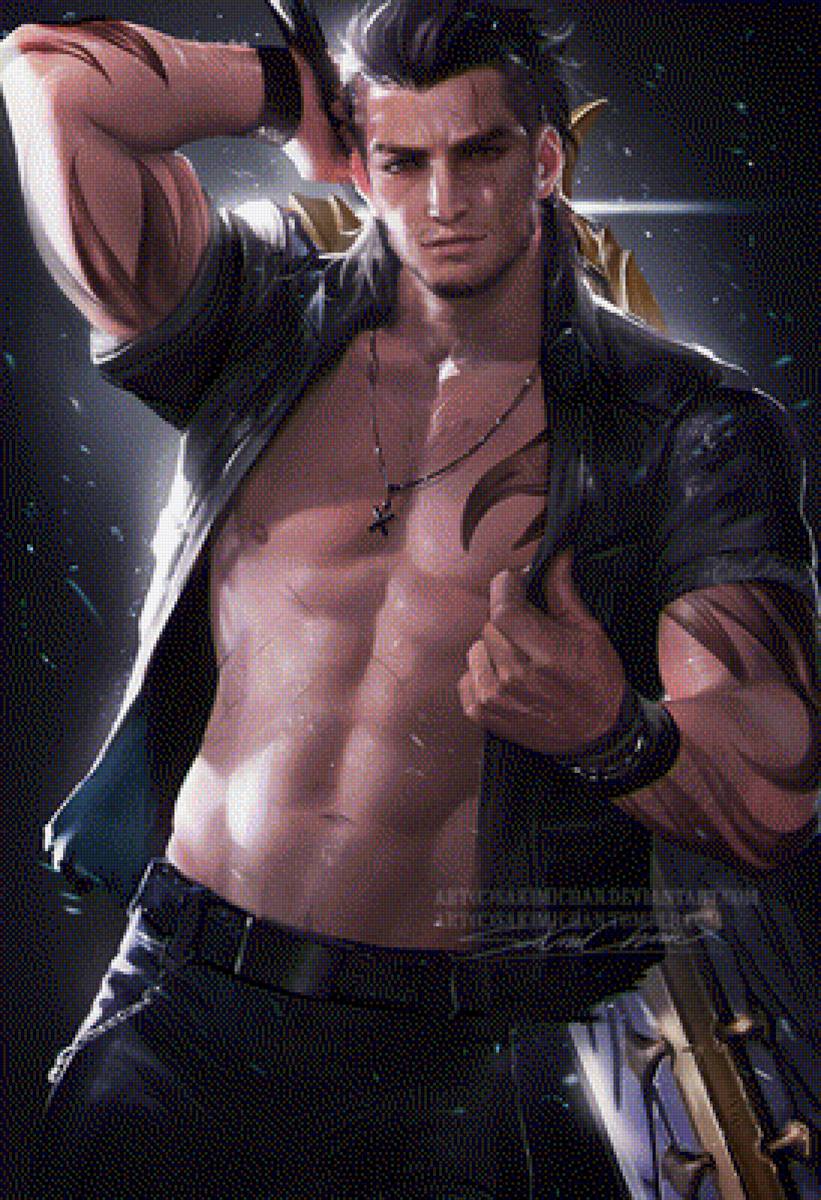 Gladiolus - gladiolus, gladio, games, man, fantasy, ffxv, final fantasy 15 - предпросмотр