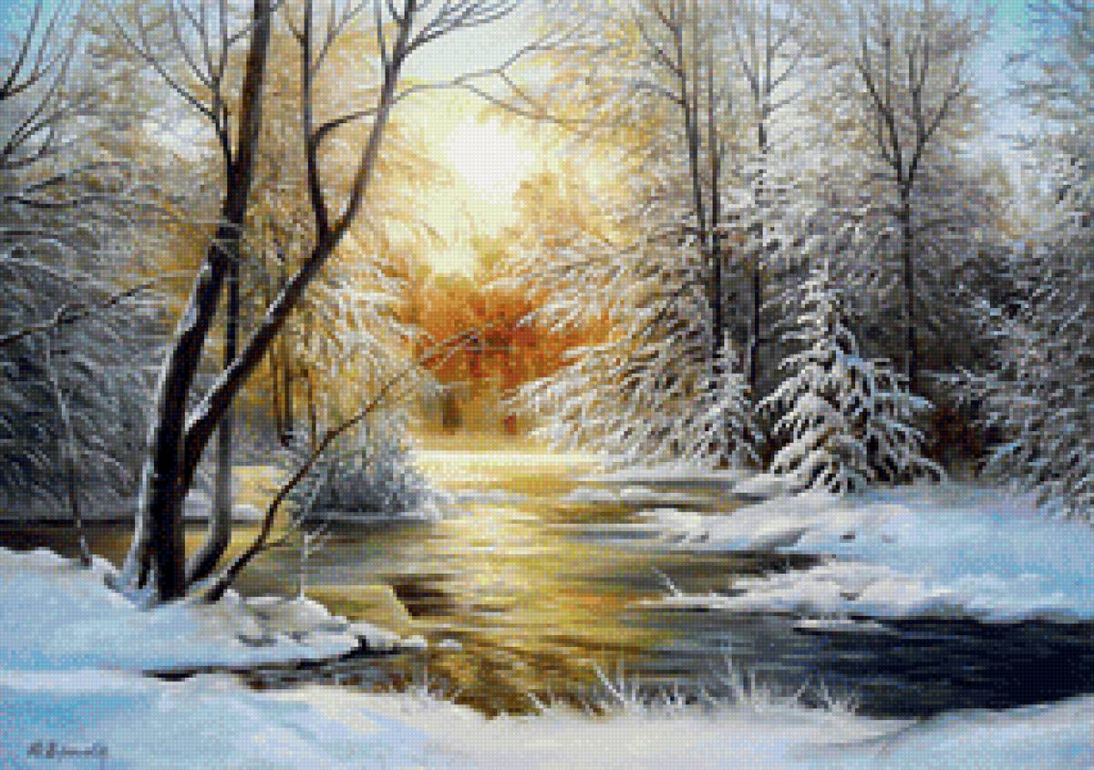 зима - природа - предпросмотр