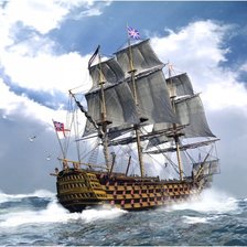 Схема вышивки «ПАРУСНИК 8»