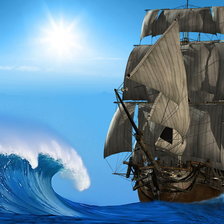 Схема вышивки «ПАРУСНИК 12»