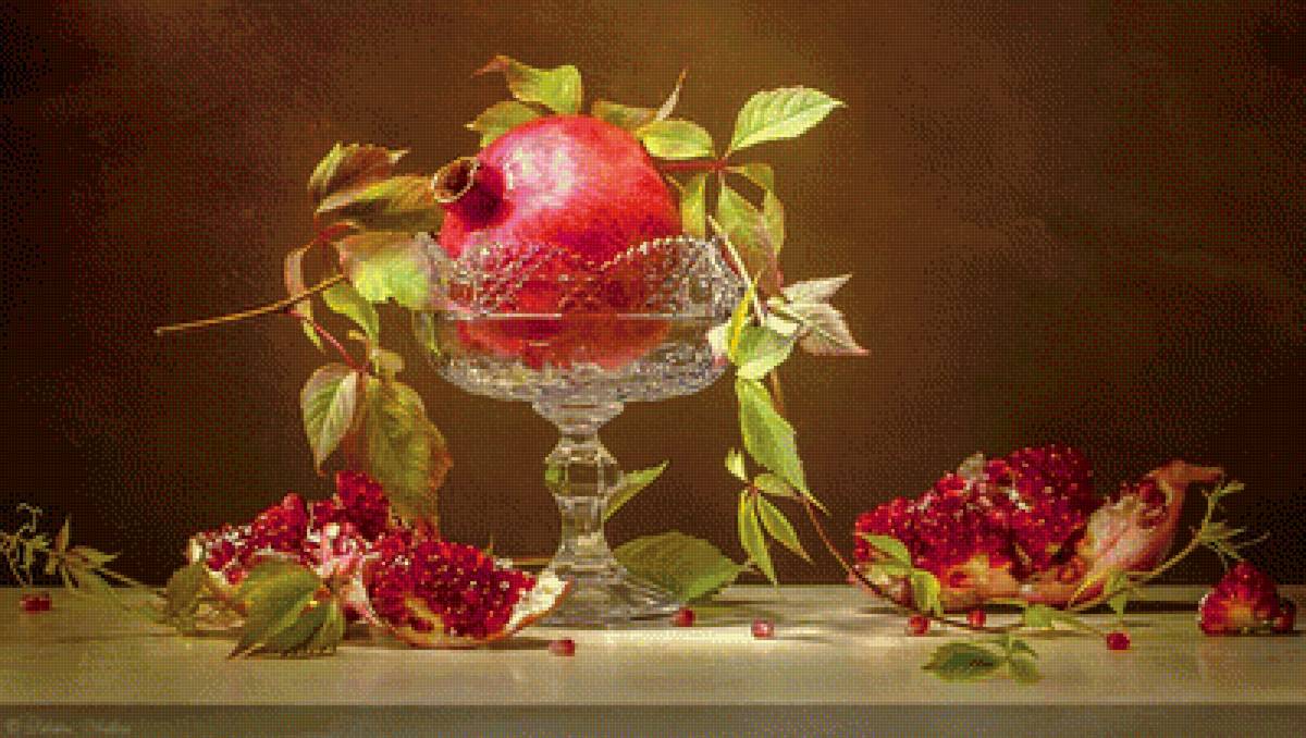 Натюрморт - натюрморт вышивка крестом - предпросмотр