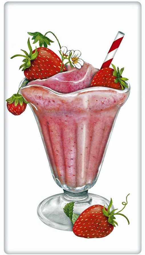 кубничный десерт - ягоды, натюрморт - оригинал