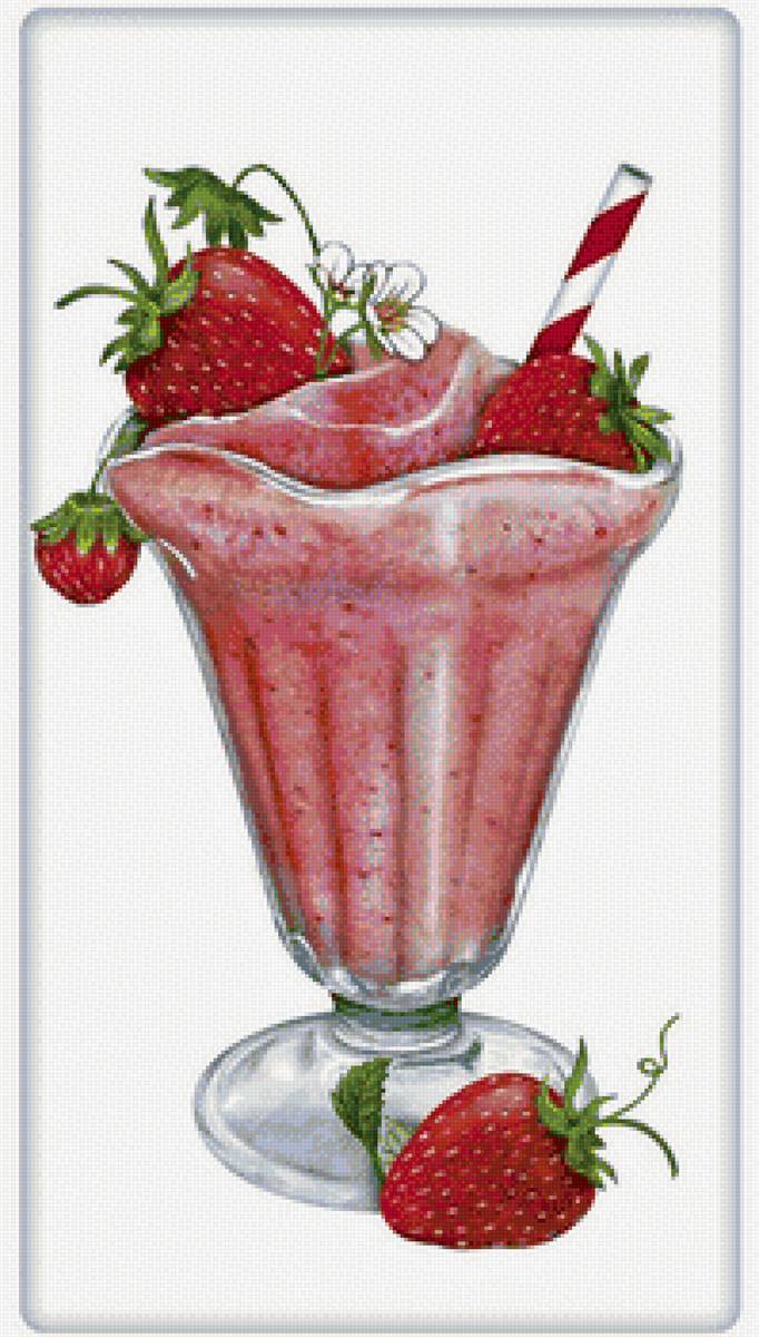 кубничный десерт - ягоды, натюрморт - предпросмотр