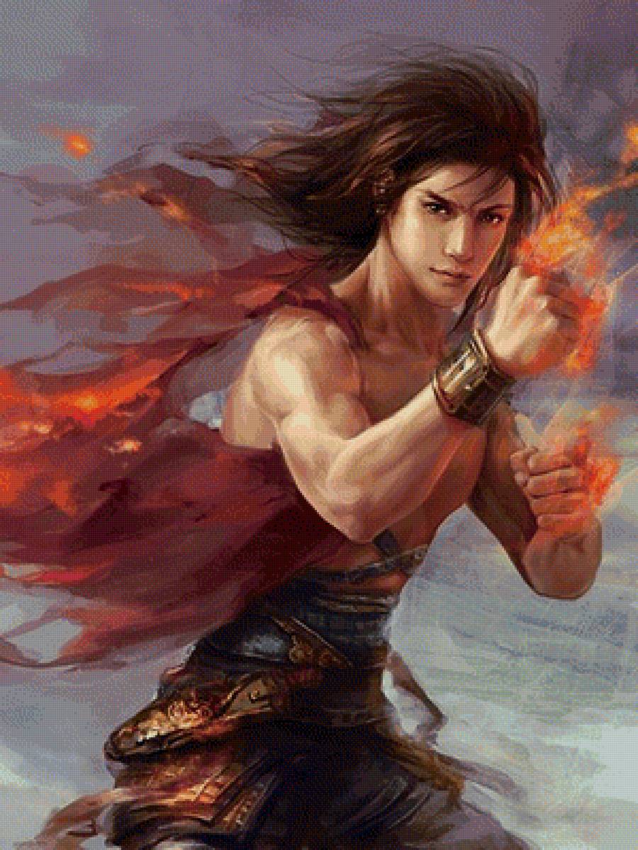 Воин - фэнтази, сказки, иллюстрации - предпросмотр