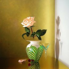 Схема вышивки «роза»