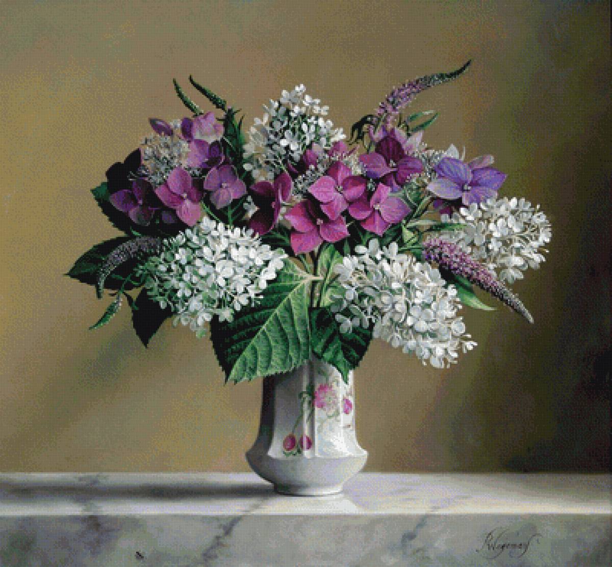Художник Питер Вагеманс. Шикарный букет 2 - предпросмотр