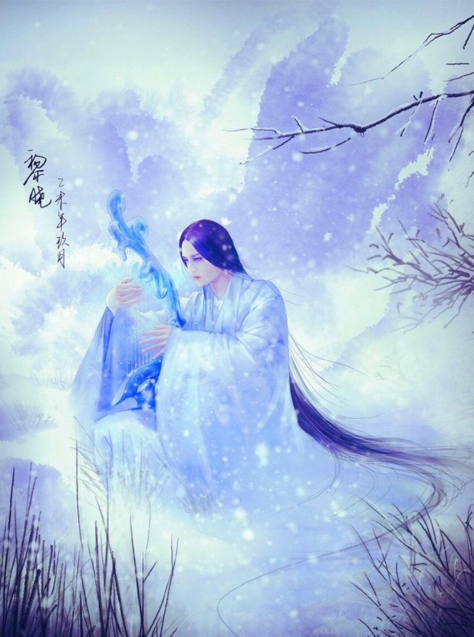 В снегу - оригинал