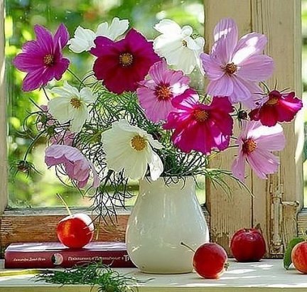 Букет цветов - цветы, лето, натюрморт - оригинал