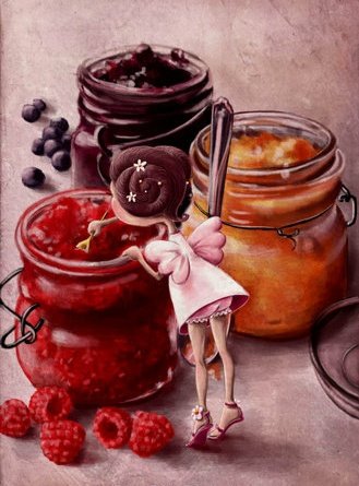 Фея ягодного варенья - фея, кухня, варенье - оригинал