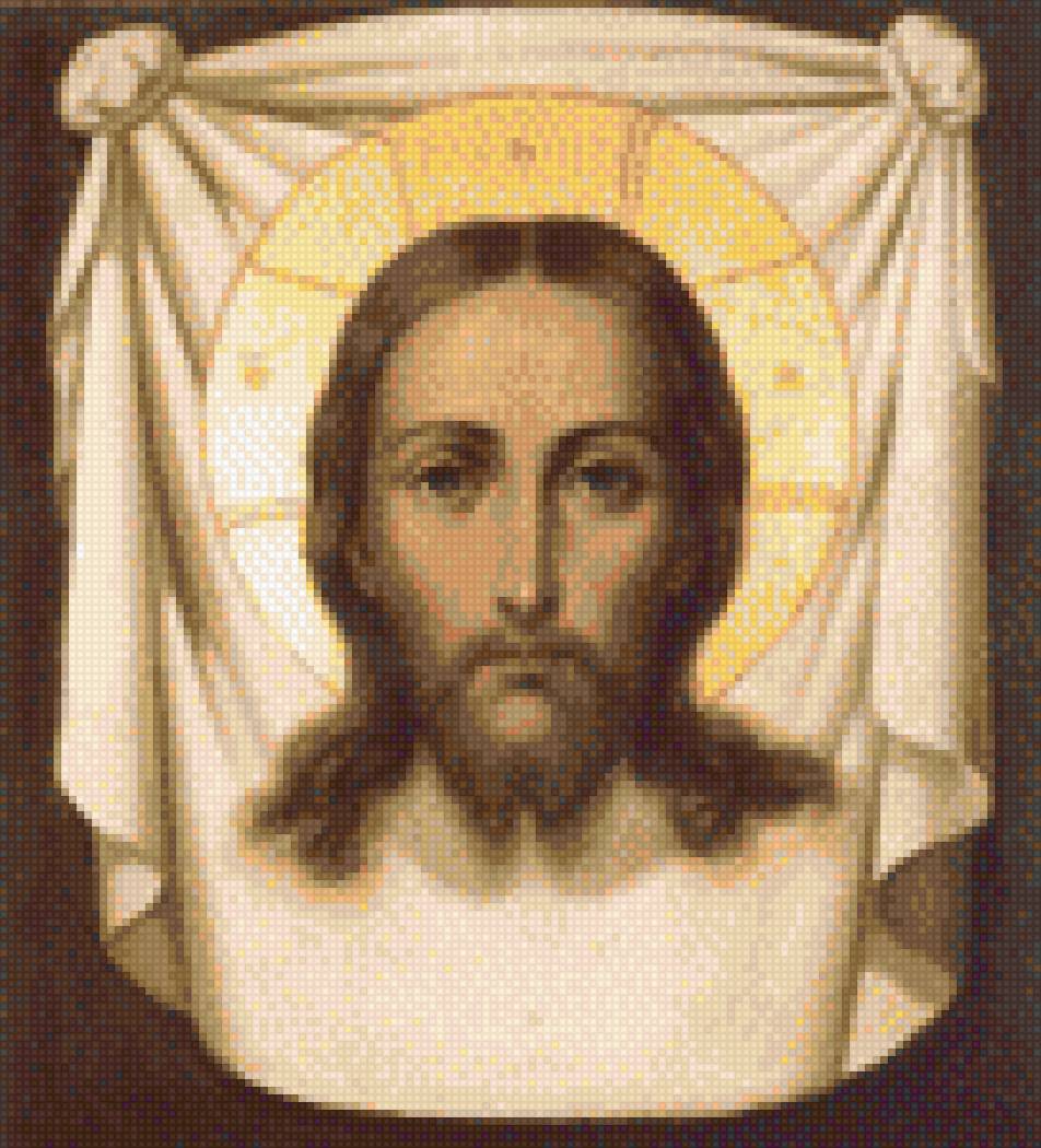 Спас нерукотворный - икона спаситель иисус христос убрус нерукотворный иобраз - предпросмотр