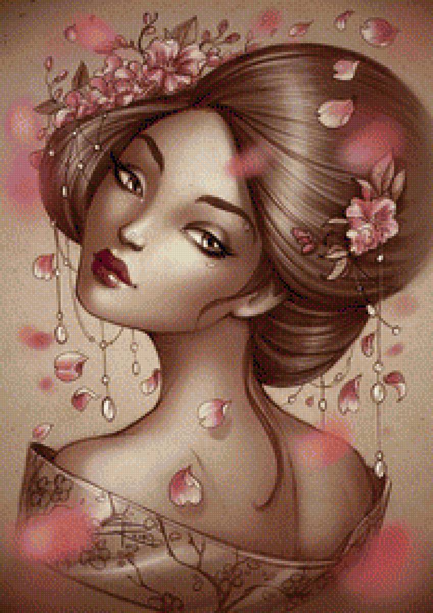 девушка весна - восток, девушка, весна - предпросмотр