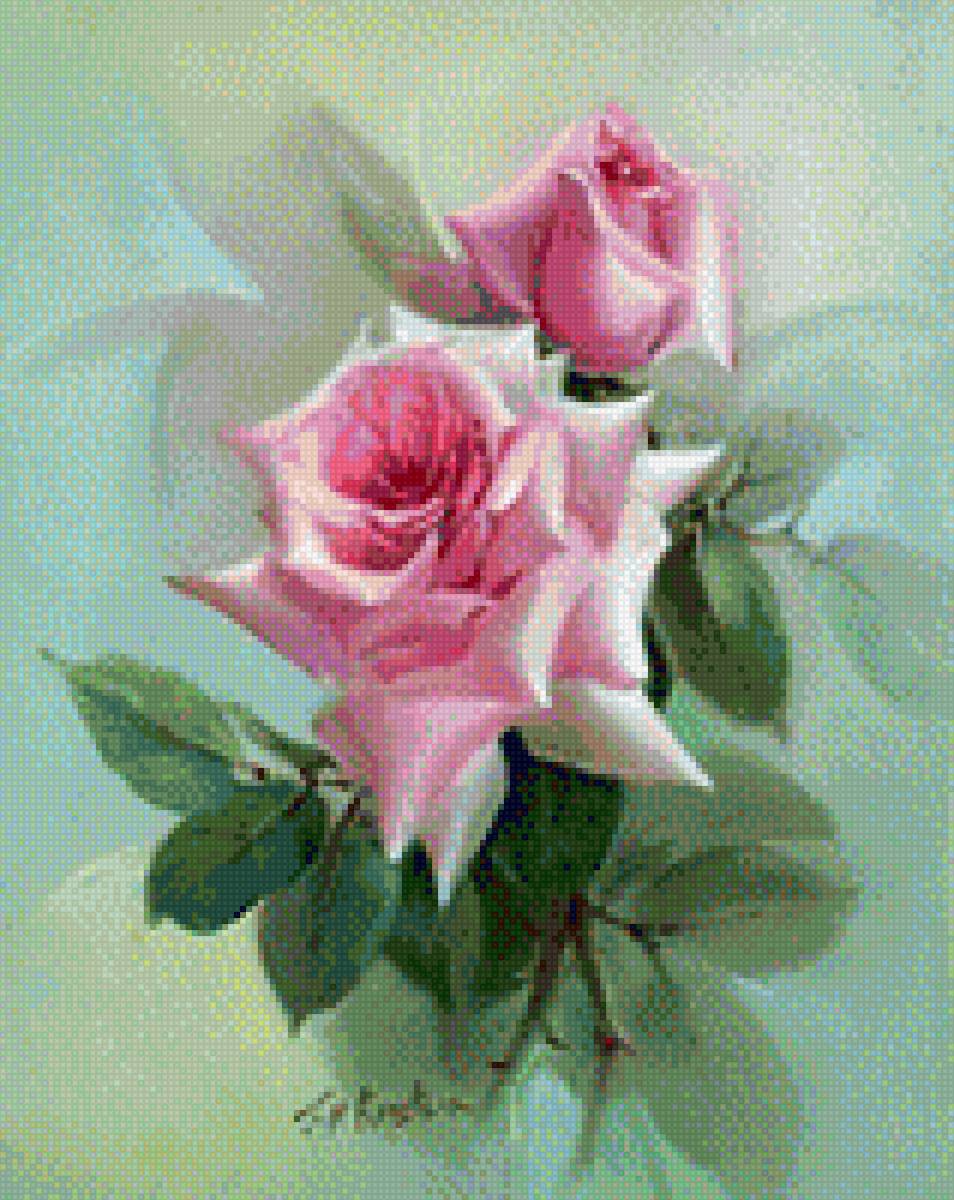 розы - букет, цветы, розы - предпросмотр