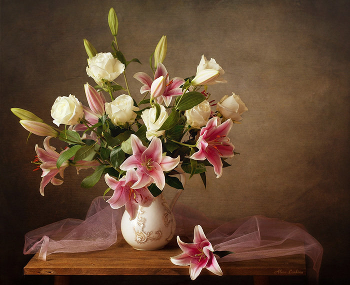 букет лилии - оригинал