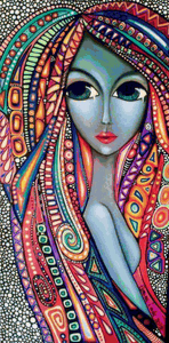 Абстракция 4 - вышивка - предпросмотр