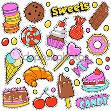 Sweets pop-art