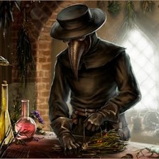 Схема вышивки «Каннареджо - Заботы лекаря»