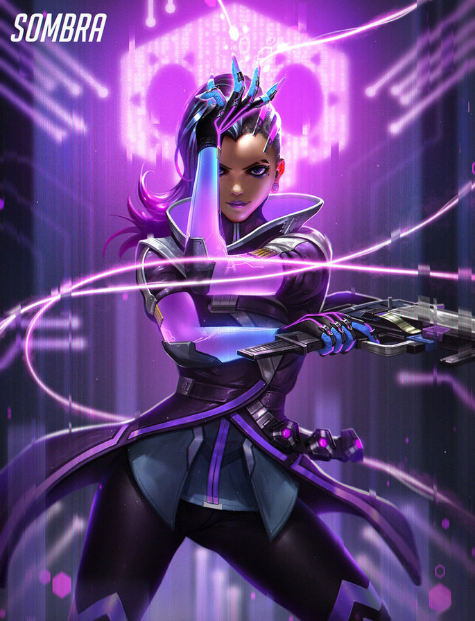 Overwatch Sombra - sombra, сомбра, overwatch, овервоч - оригинал
