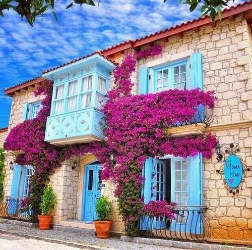 Турция - дом, цветы - оригинал