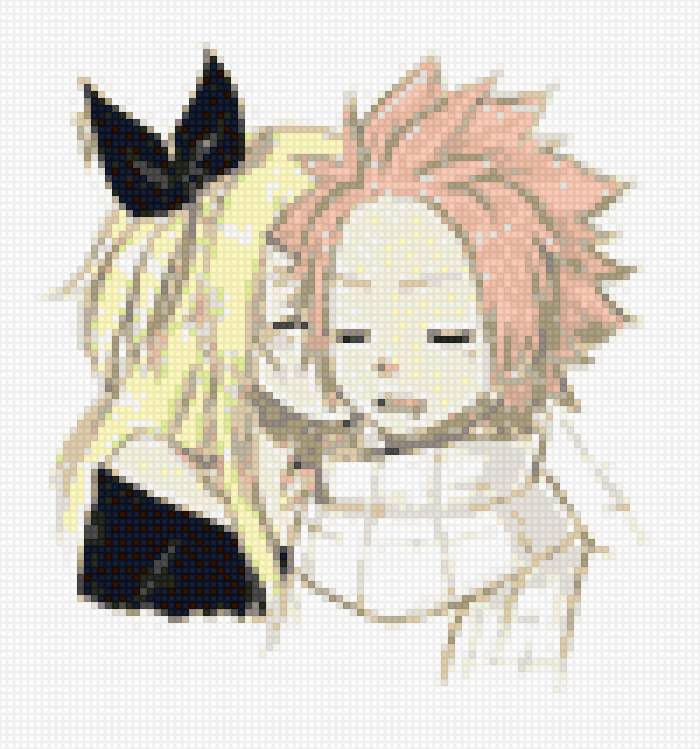 Нацу и Люси - аниме, налю, хвост феи - предпросмотр