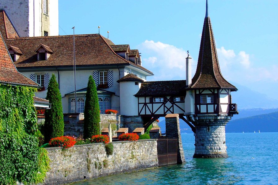 Замок Оберхофена - оберхофена, замок, швейцария - оригинал