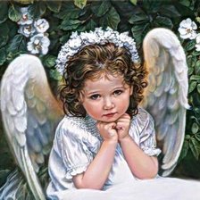 Схема вышивки «ангелок»