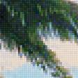 Предпросмотр схемы вышивки «море и пальмы» (№1500886)