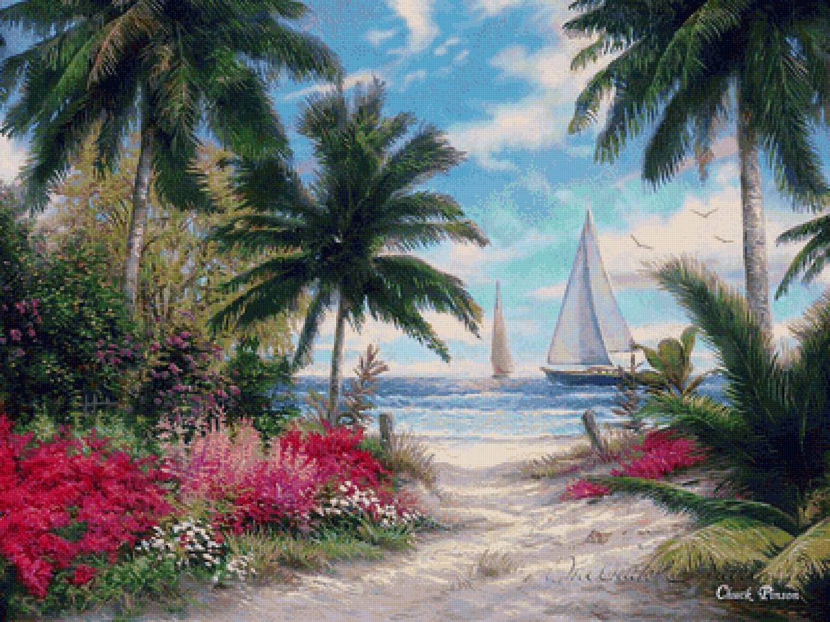 море и пальмы - предпросмотр