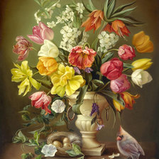 Оригинал схемы вышивки «váza,kvety» (№1501338)