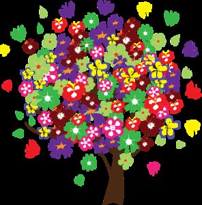 цэцэгтэй мод - 1 - оригинал