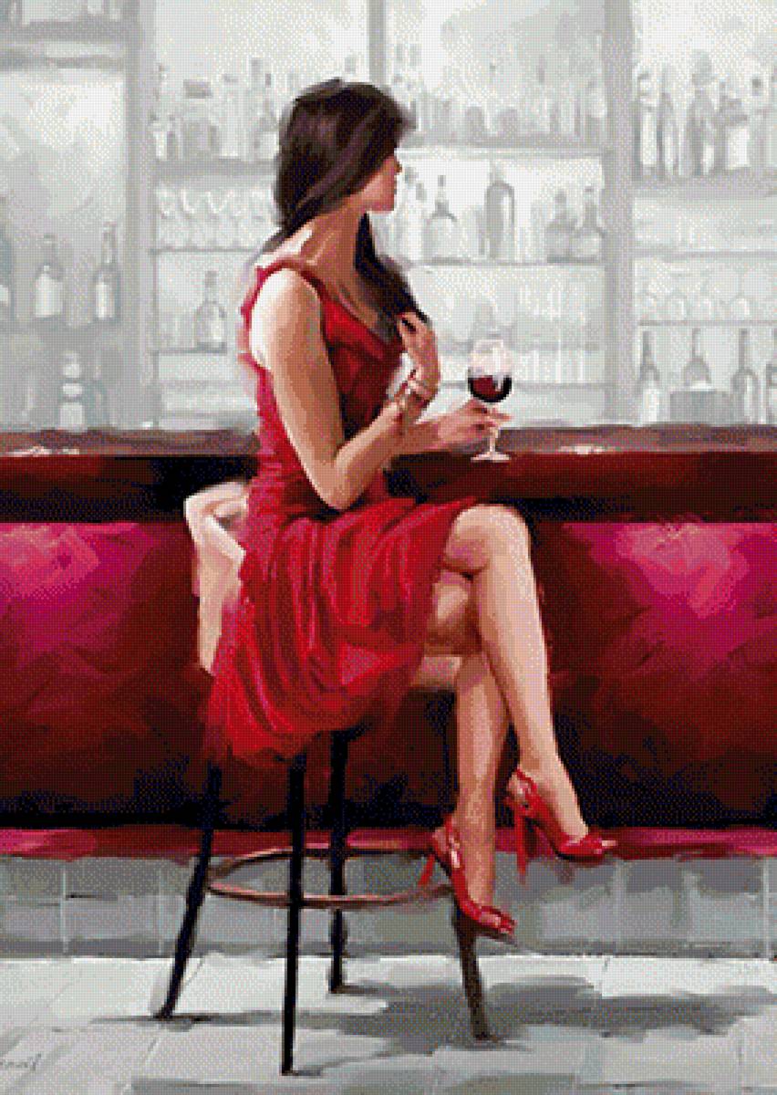 Свидание. Она - любовь, девушка, свидание, кафе - предпросмотр