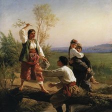 через кладку