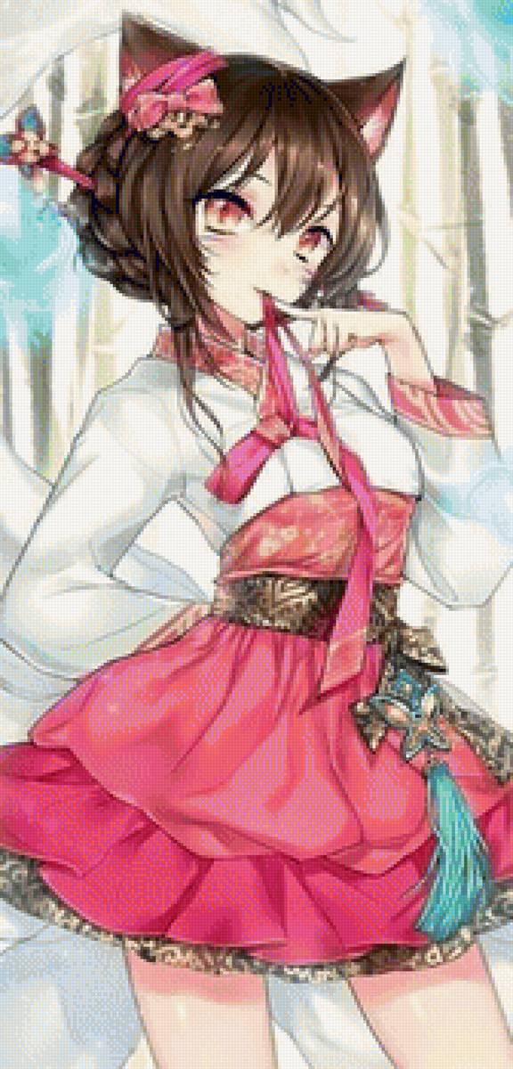 Корейская девушка - корейский, девочка, аниме - предпросмотр