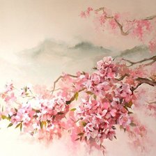 Схема вышивки «Ханами»