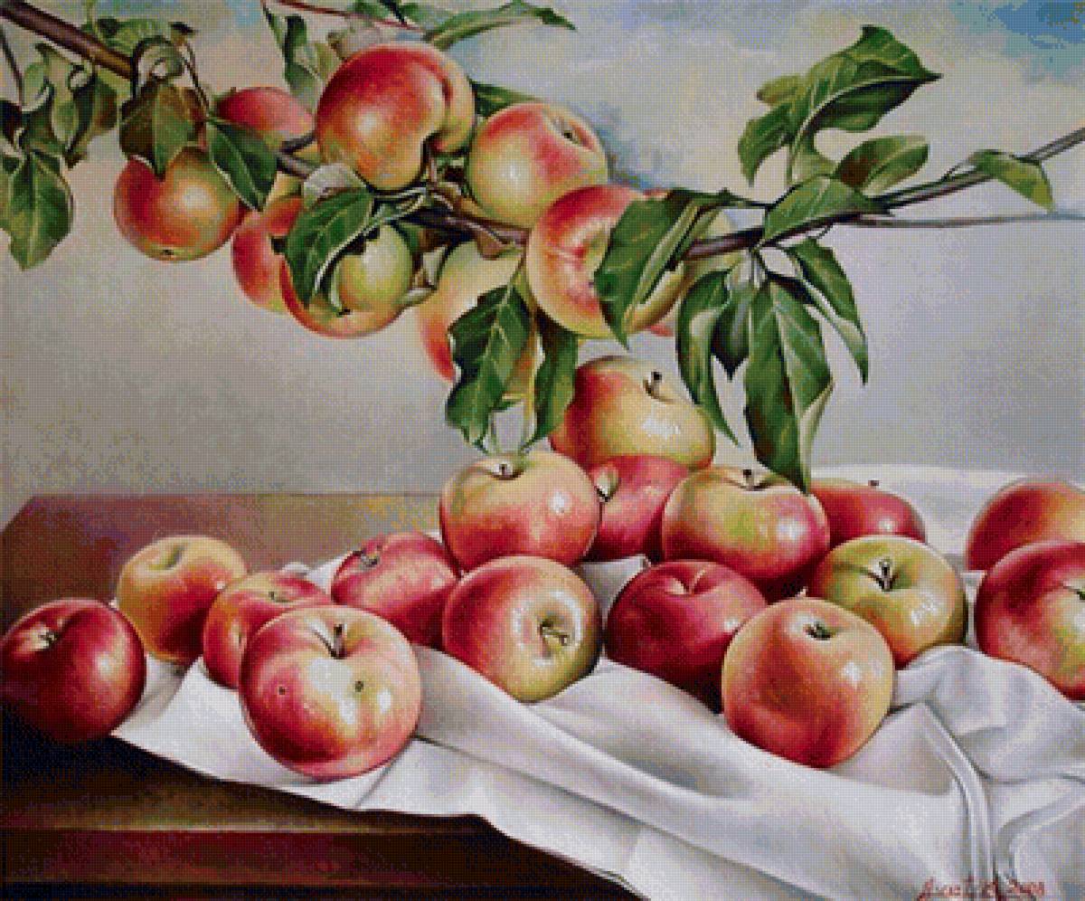 Носова яблочный спас краткое содержание. Яблоки живопись. Яблоня живопись. Яблоки в современной живописи. Натюрморт с яблоками.