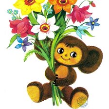 Схема вышивки «чебурашка»