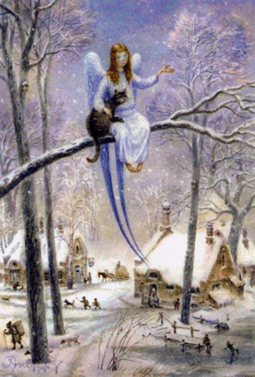 ангел и кот - сказка - предпросмотр