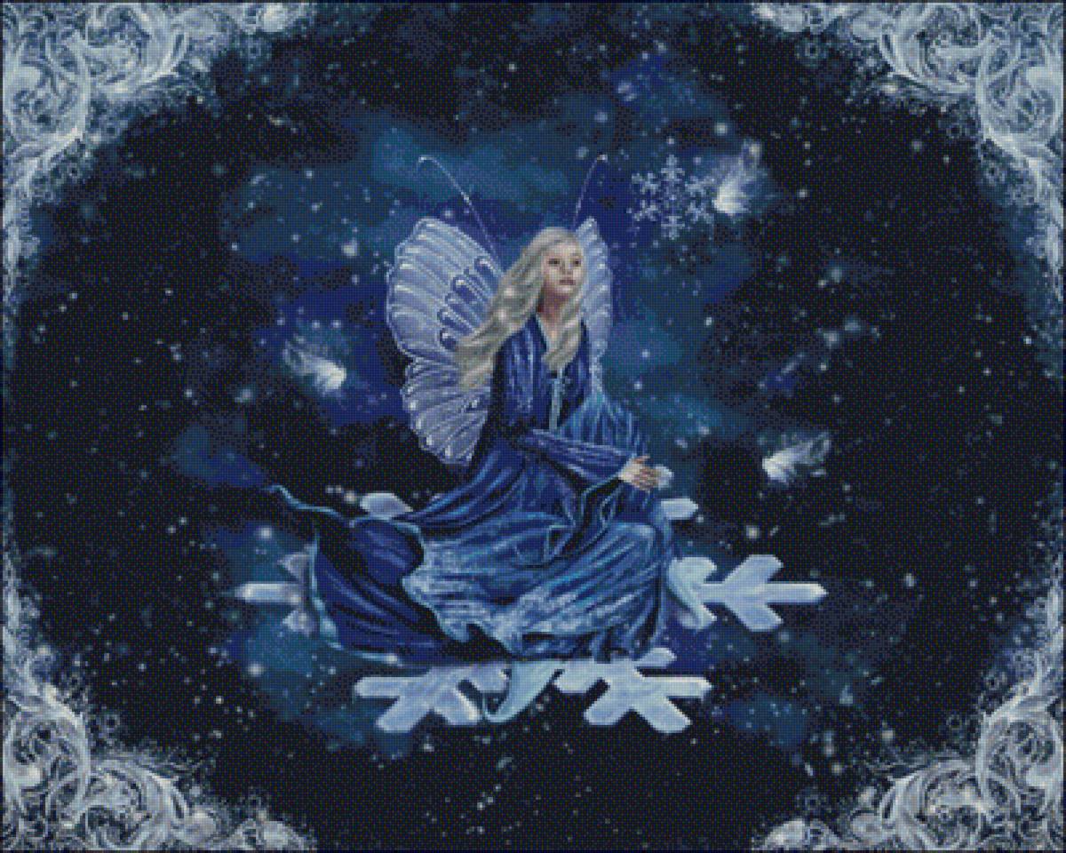 на снежинке - фентези - предпросмотр