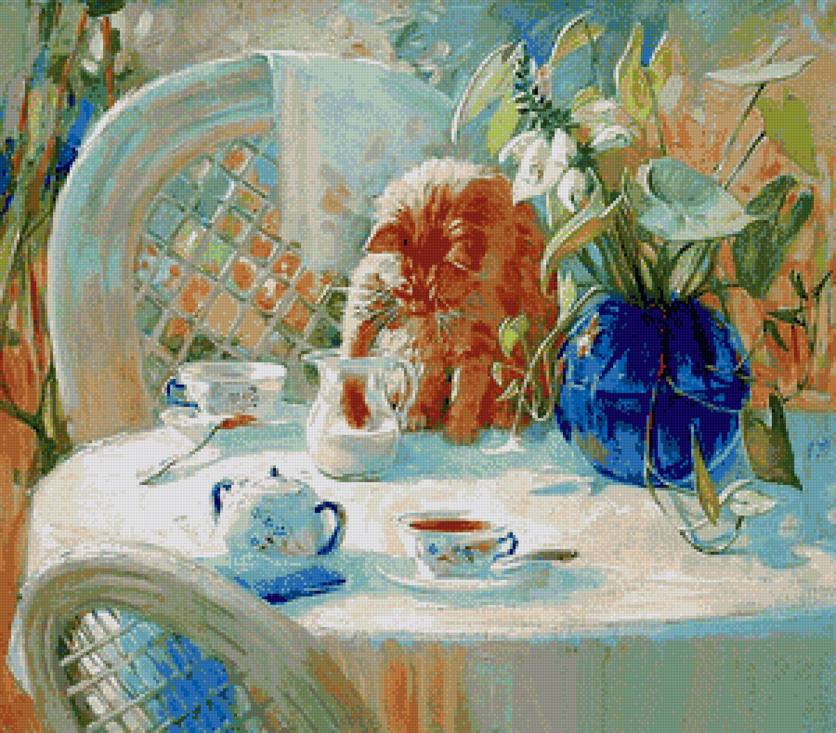 чаепитие - котики - предпросмотр