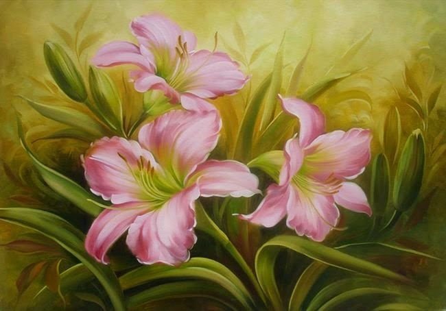 Лилии - цветы - оригинал