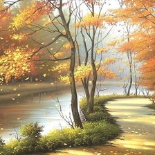 Схема вышивки «осень»