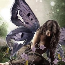 Схема вышивки «Motýlková»