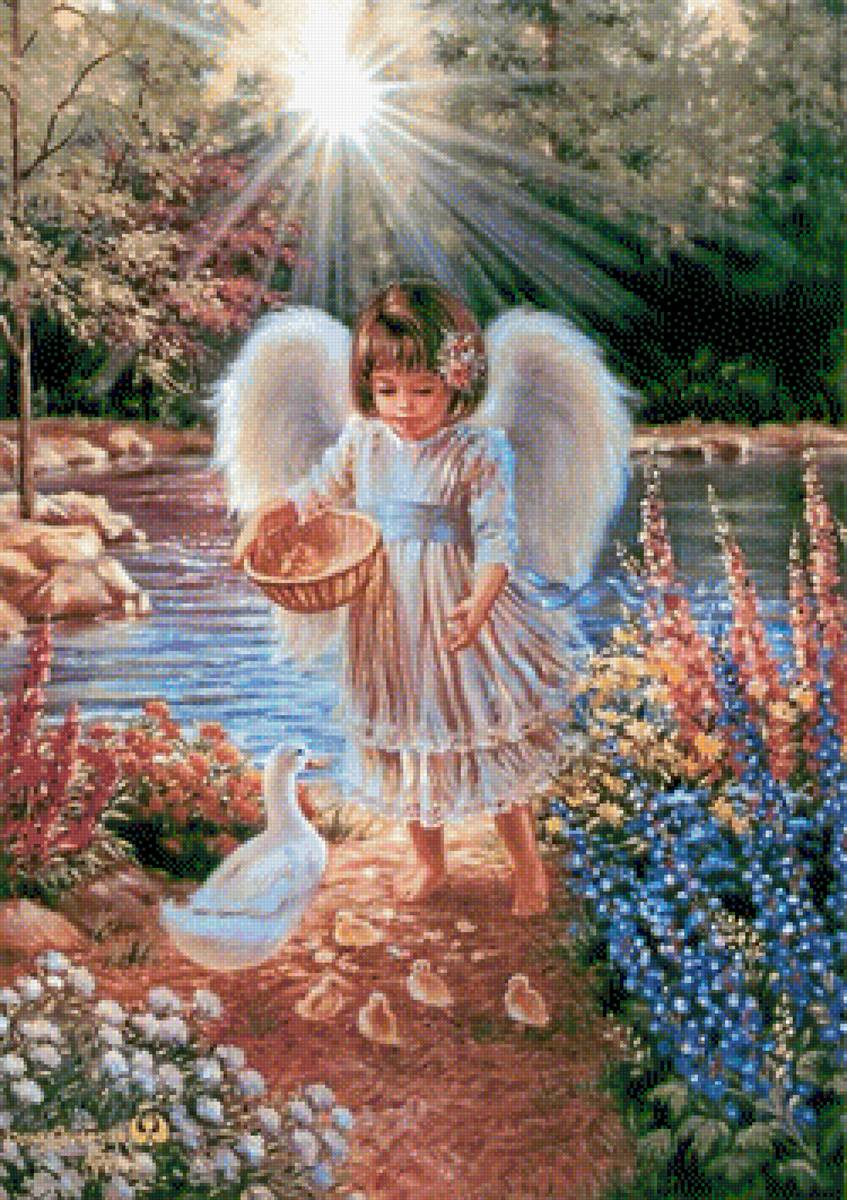 ангел и утка с утятами - ангел и утка с утятами - предпросмотр