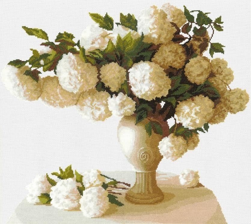 цветы в вазе - оригинал